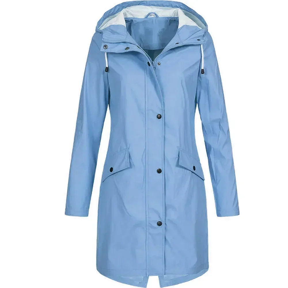 Waterproof Rain Coat Long Raincoats Jacket Waterproof Raincoats Feminina Gifts Outdoor Ride A Bike Mountaineering Jackets Women