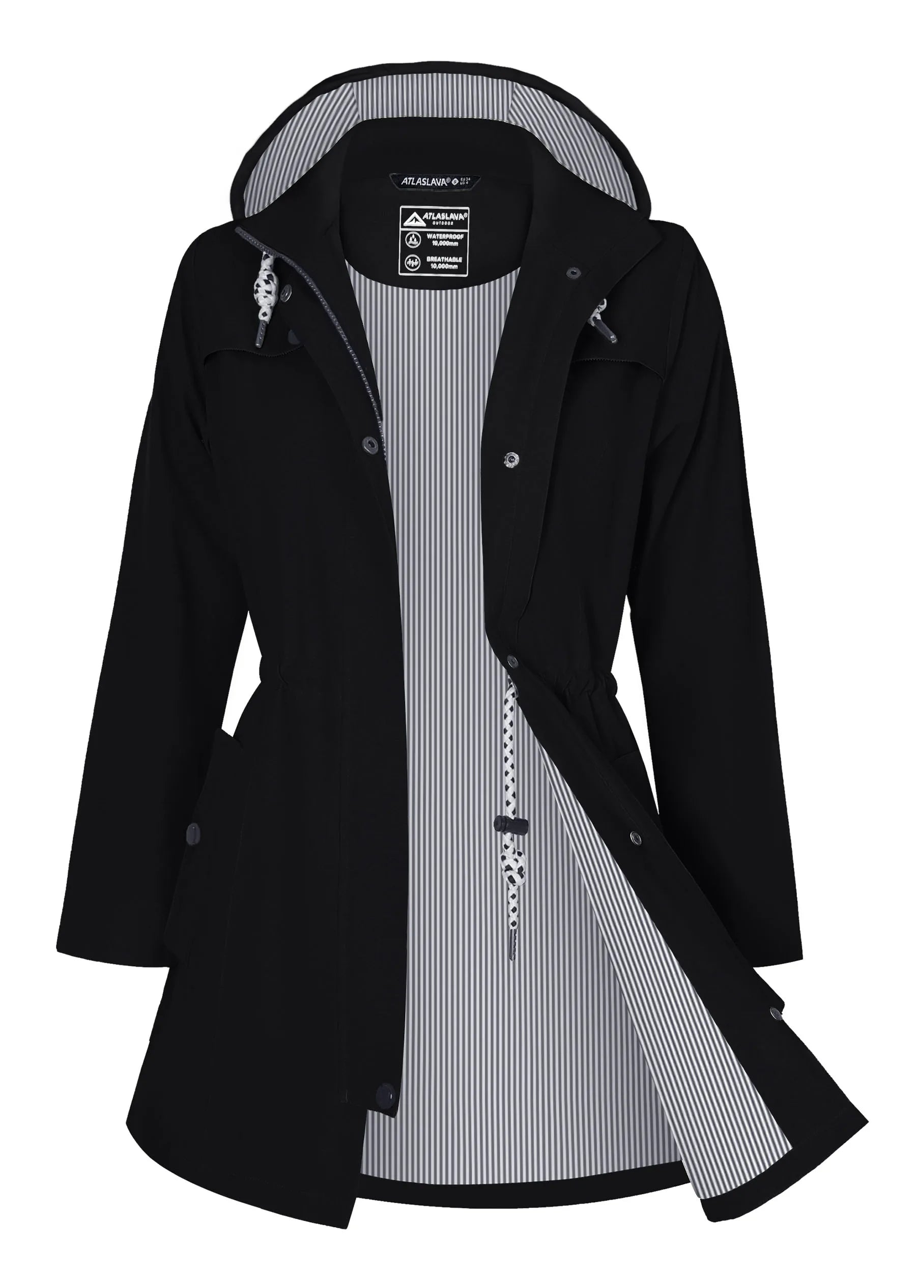 New Winter Raincoat Popular Autumn and Winter New Jacket Outdoor Mountaineering Jacket Mid-Length Women's Windbreaker