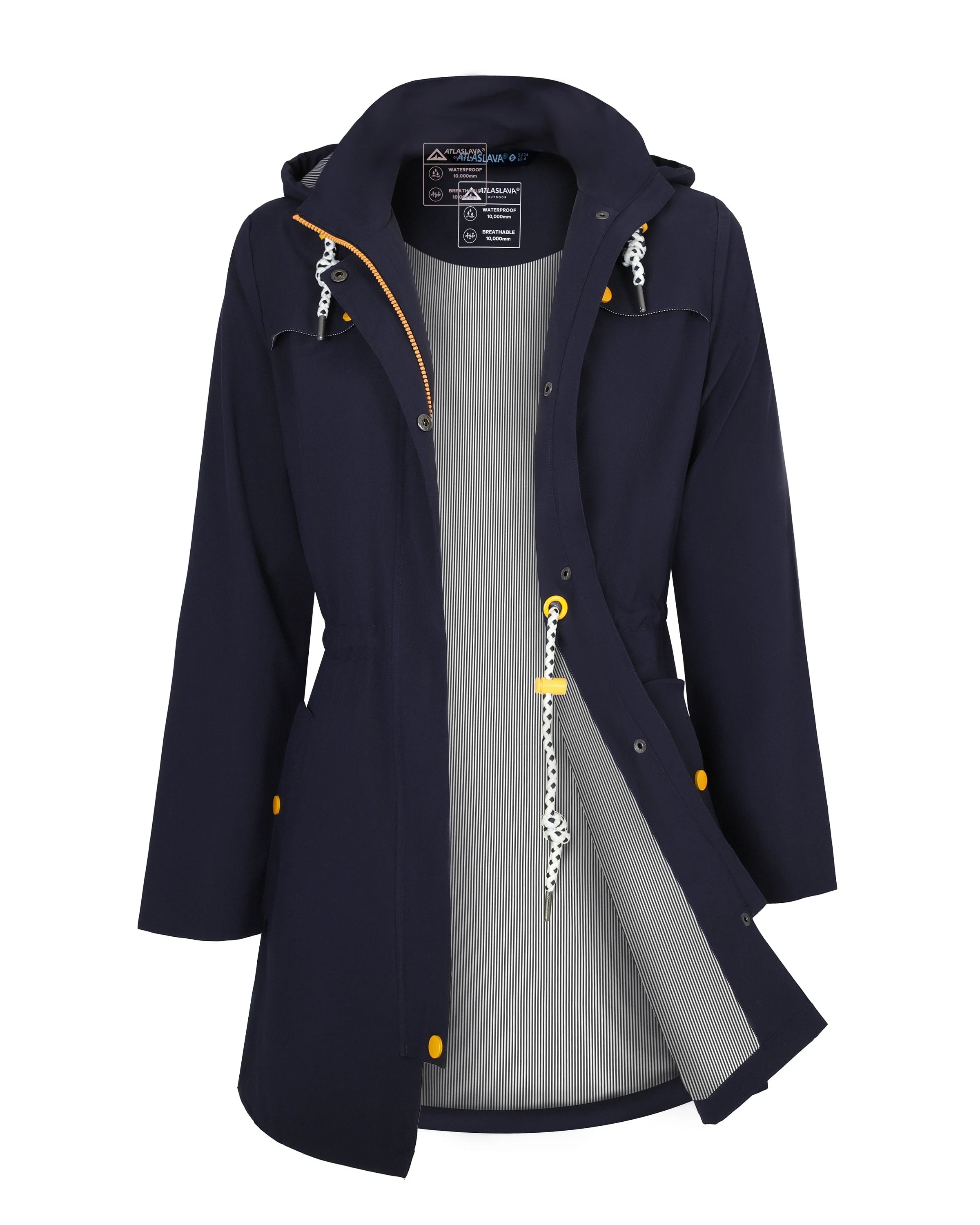 New Winter Raincoat Popular Autumn and Winter New Jacket Outdoor Mountaineering Jacket Mid-Length Women's Windbreaker