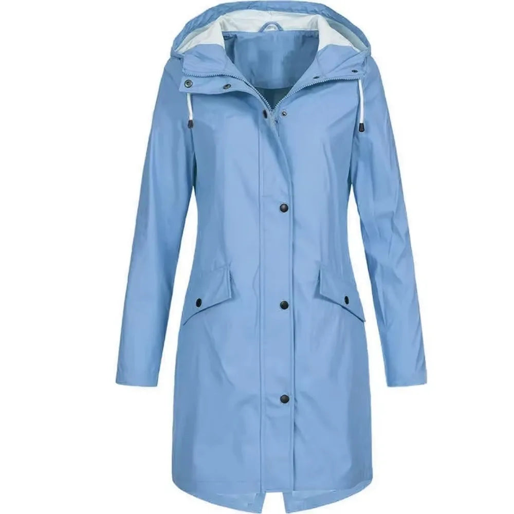 Waterproof Rain Coat Long Raincoats Jacket Waterproof Raincoats Feminina Gifts Outdoor Ride A Bike Mountaineering Jackets Women