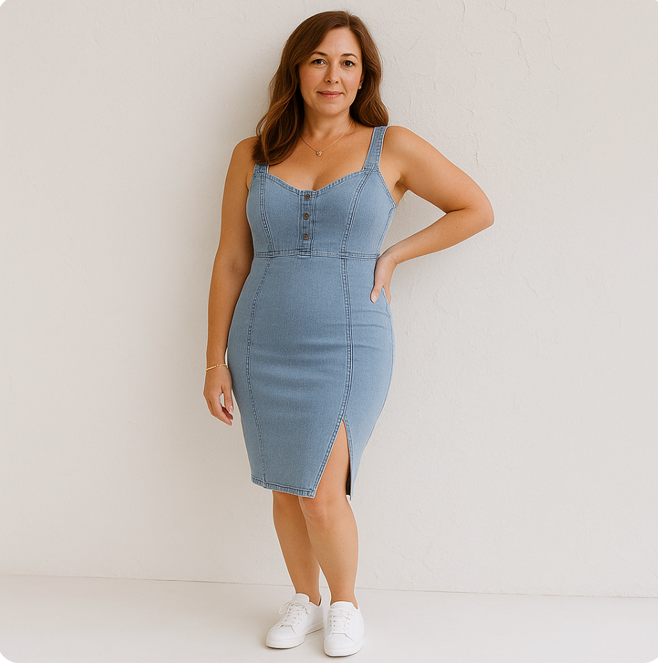 Denim | Camisole Jurk