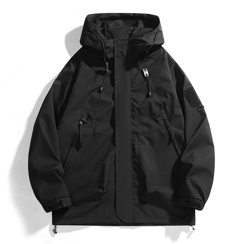 CHRLCK-Chaqueta impermeable para exteriores, abrigo cortavientos, transpirable, para pesca, Camping, chaquetas a prueba de viento, ropa para hombre y mujer