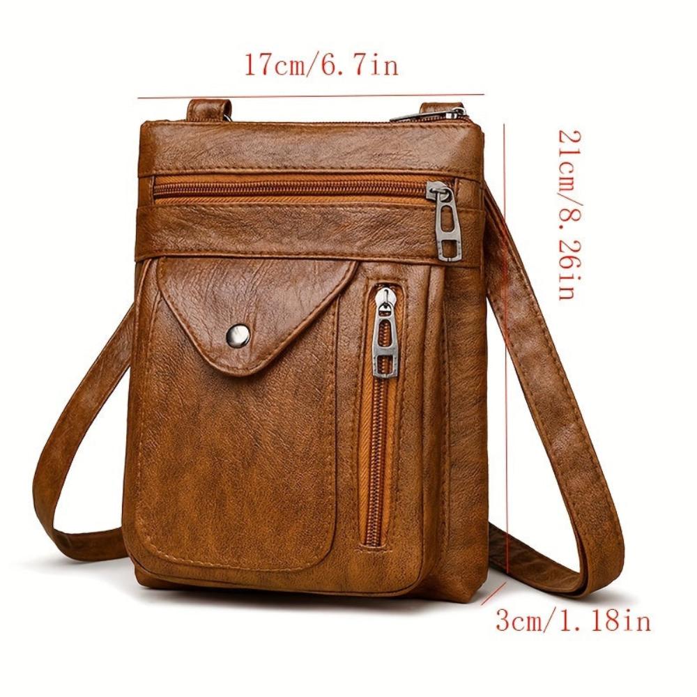 Clara | Retro Leren Crossbody