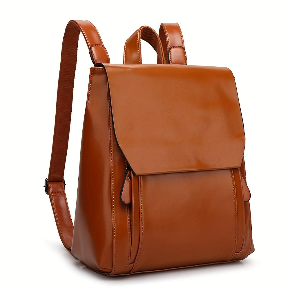 Clara™ | Doorgestikte Vintage Rugzak