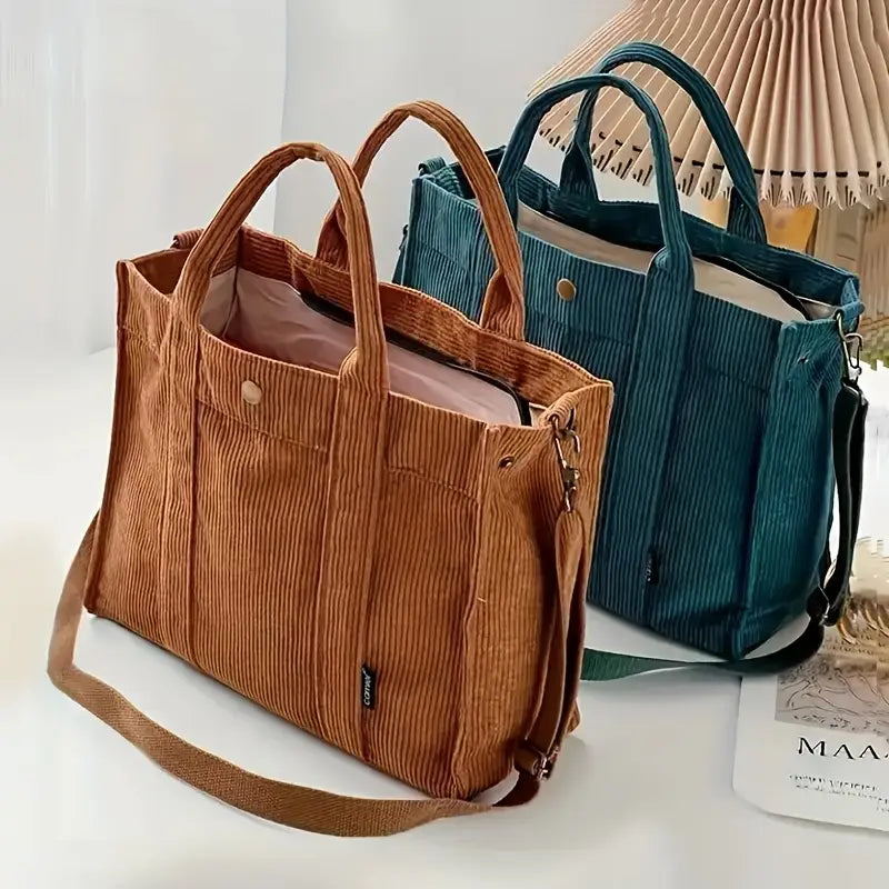 Stijlvolle Corduroy Tas