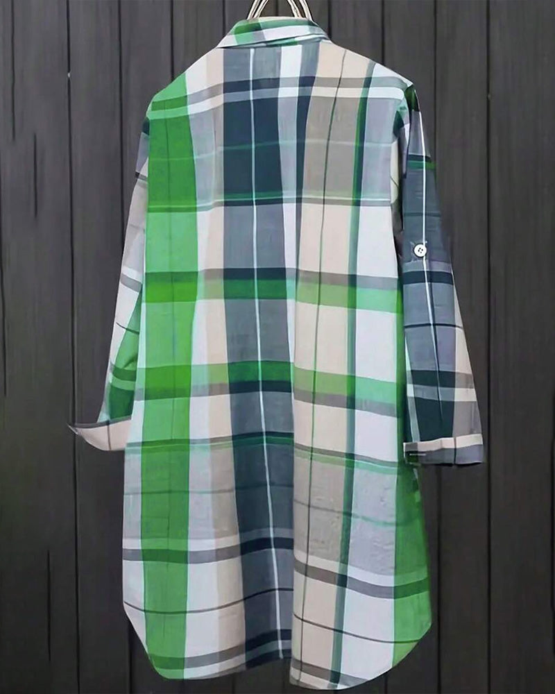 Ariela | Artistieke Ruitblouse