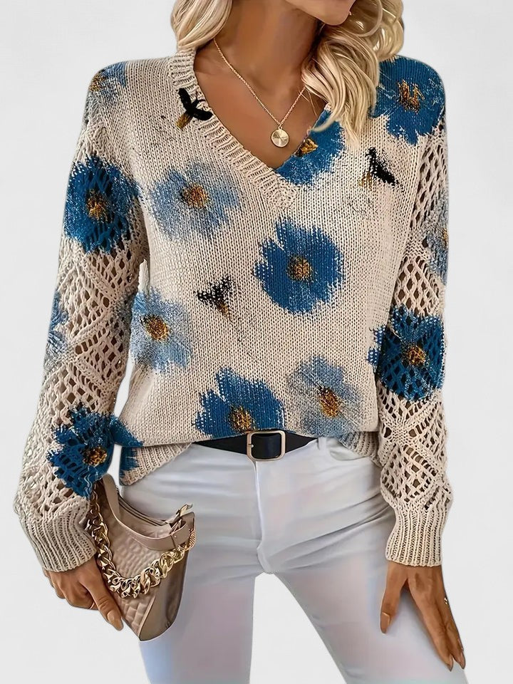 Elisa | Embroidered Trui