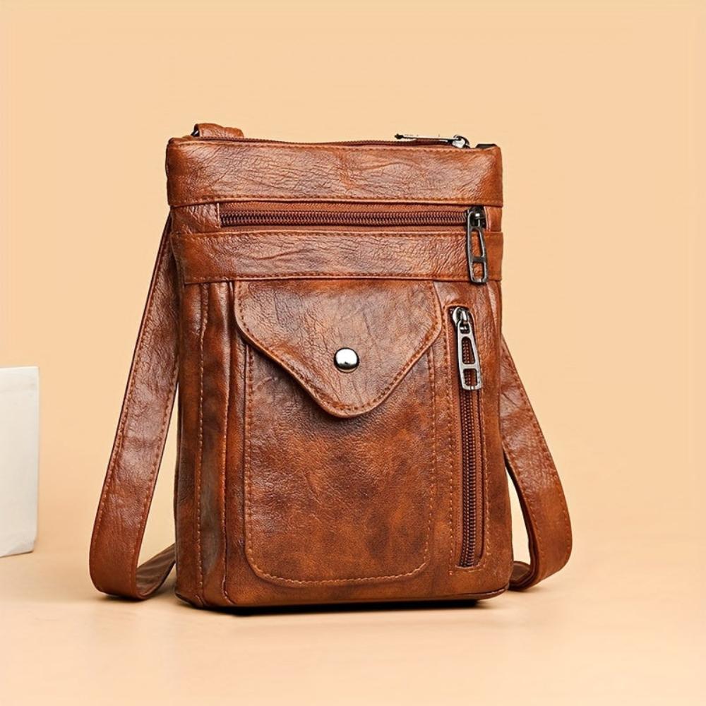 Clara | Retro Leren Crossbody