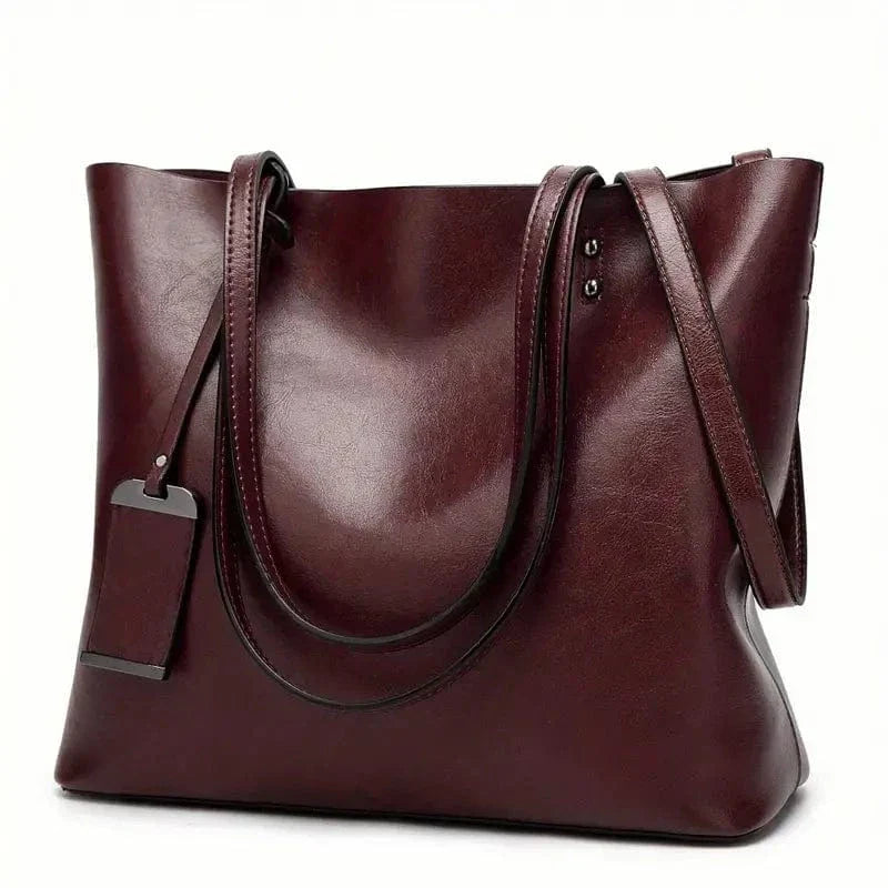 Lucía | Classic Leren Schoudertas