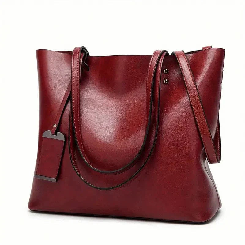 Lucía | Classic Leren Schoudertas