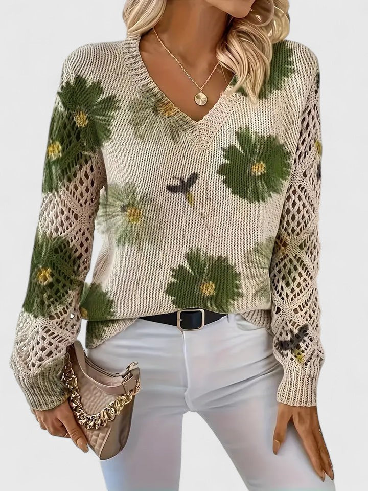 Elisa | Embroidered Trui