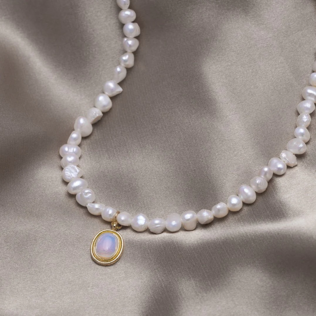 Celine | Moonstone Collier