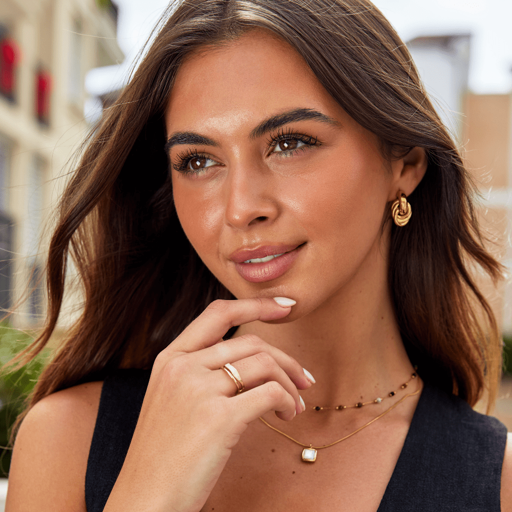 Luma | Dubbelgoud Ring