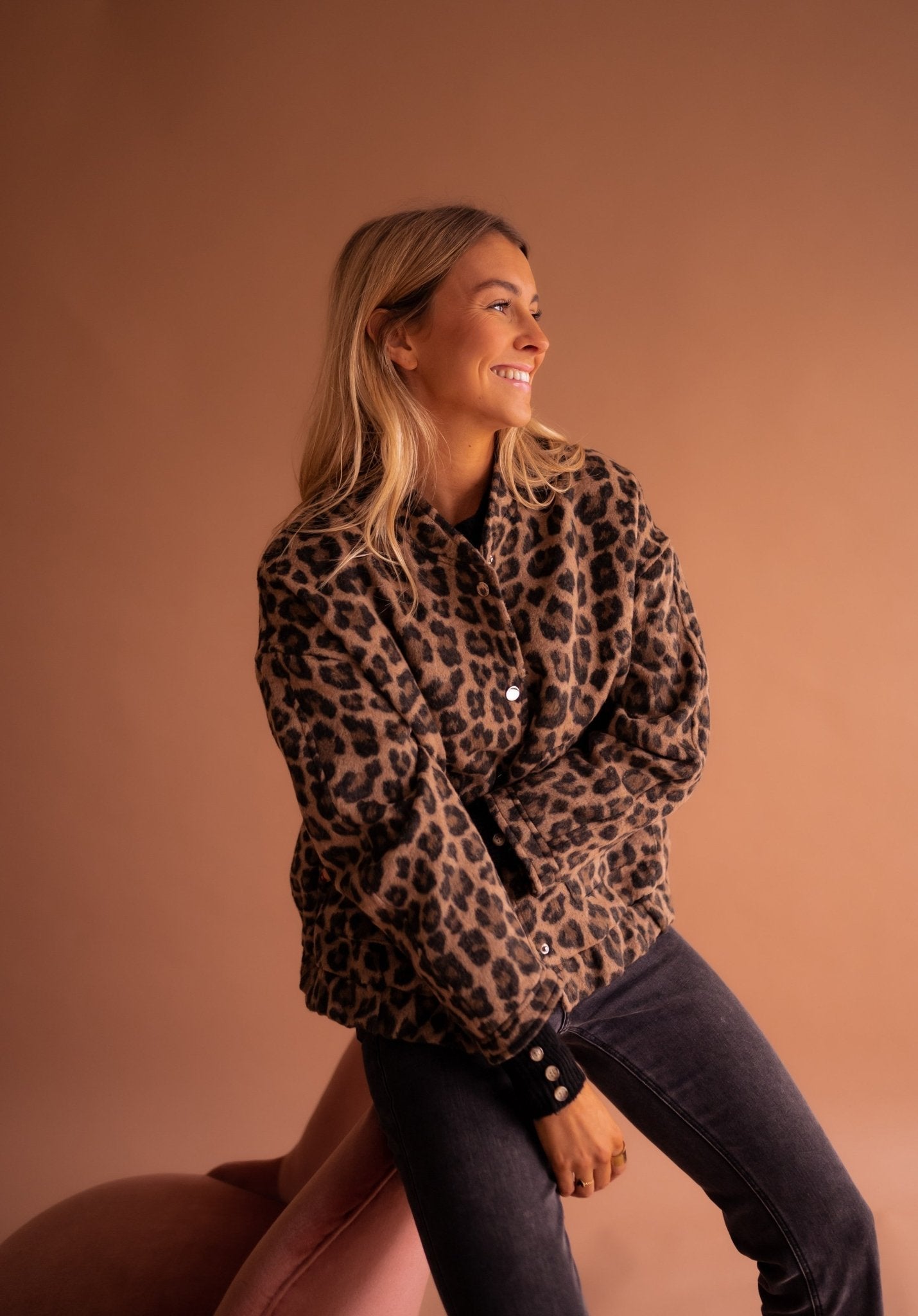 Serena | Luxe Luipaard Mantel