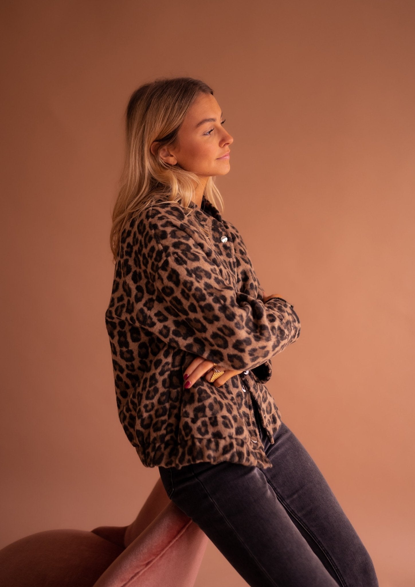 Serena | Luxe Luipaard Mantel