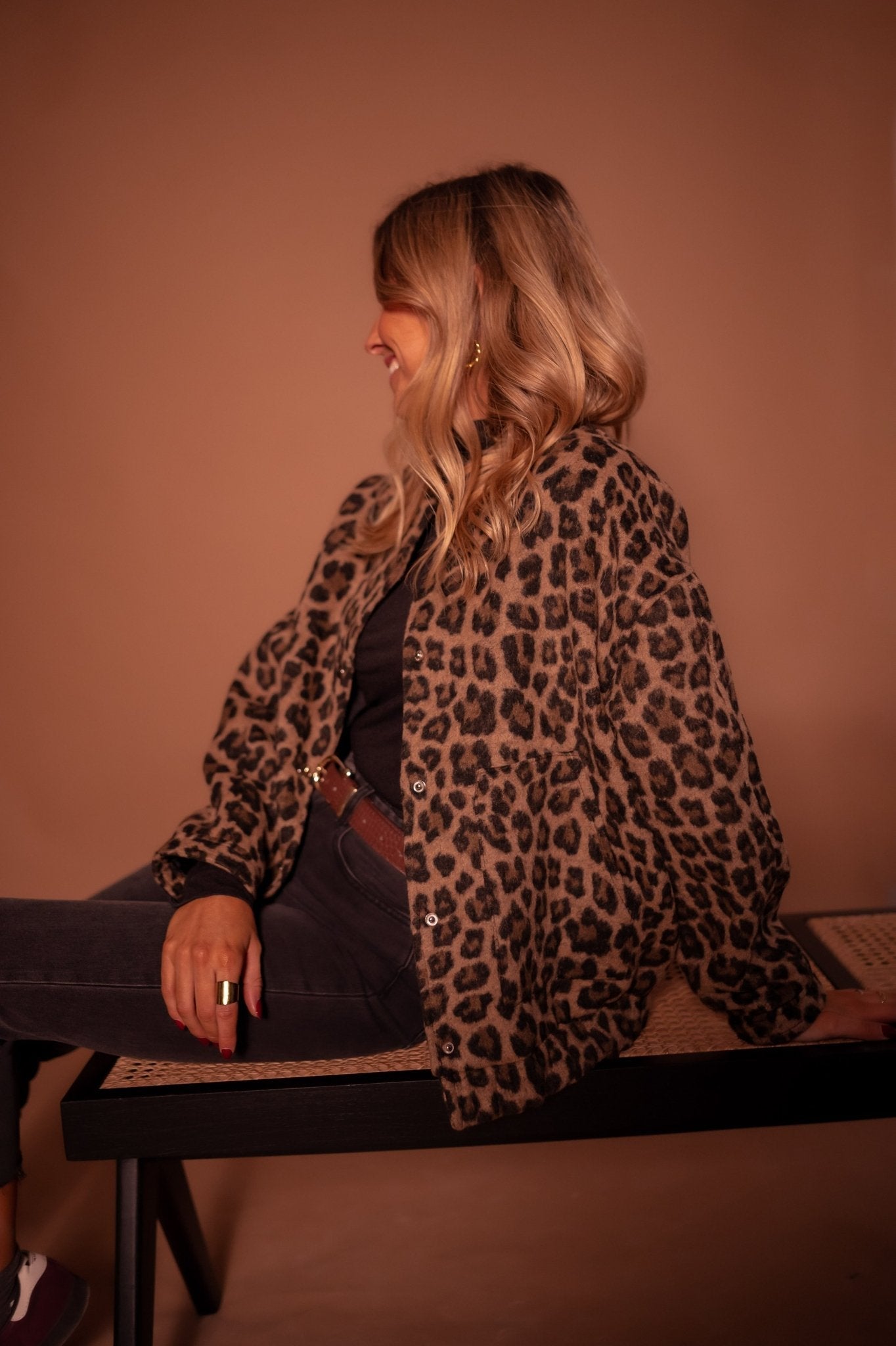 Serena | Luxe Luipaard Mantel