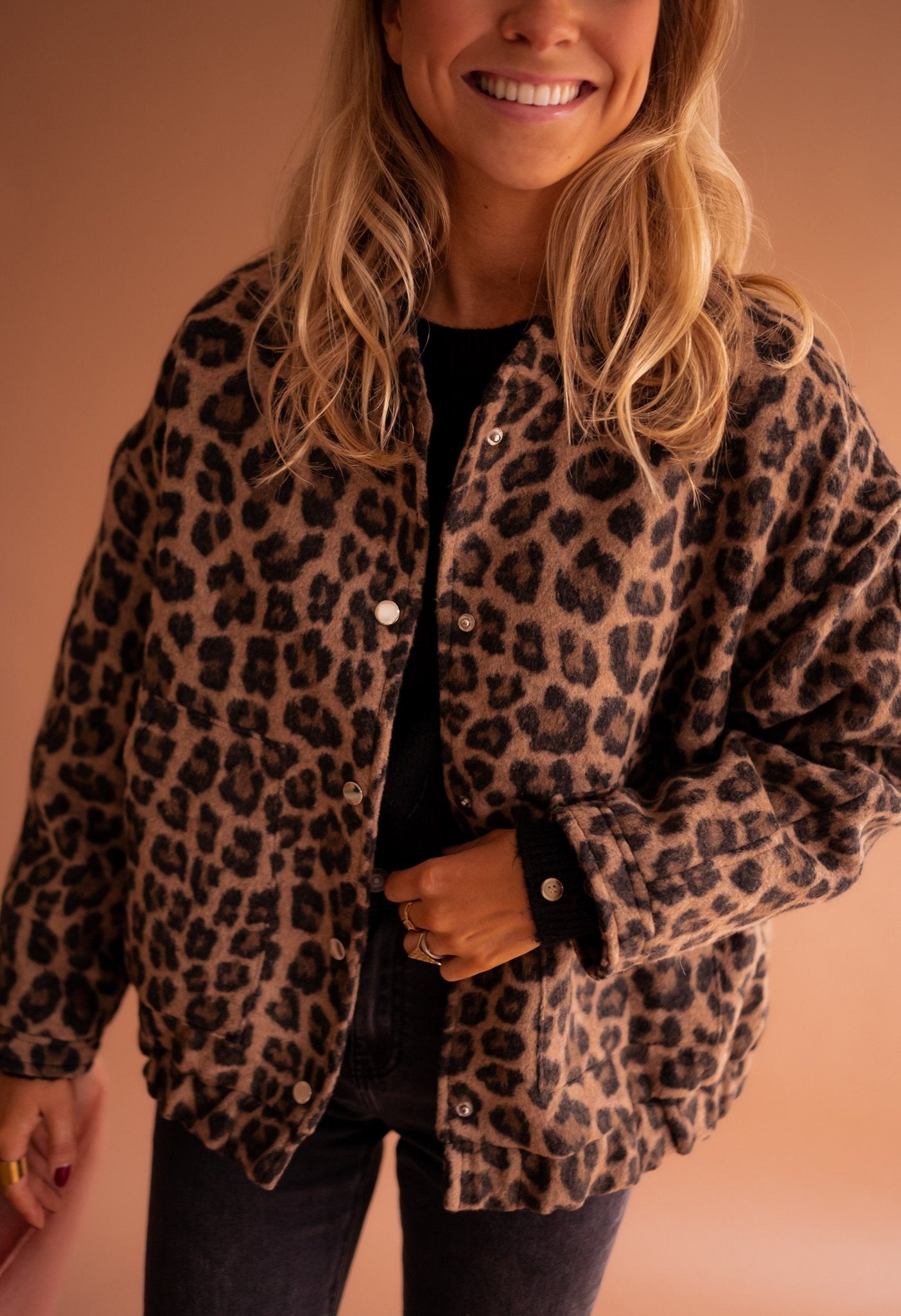 Serena | Luxe Luipaard Mantel