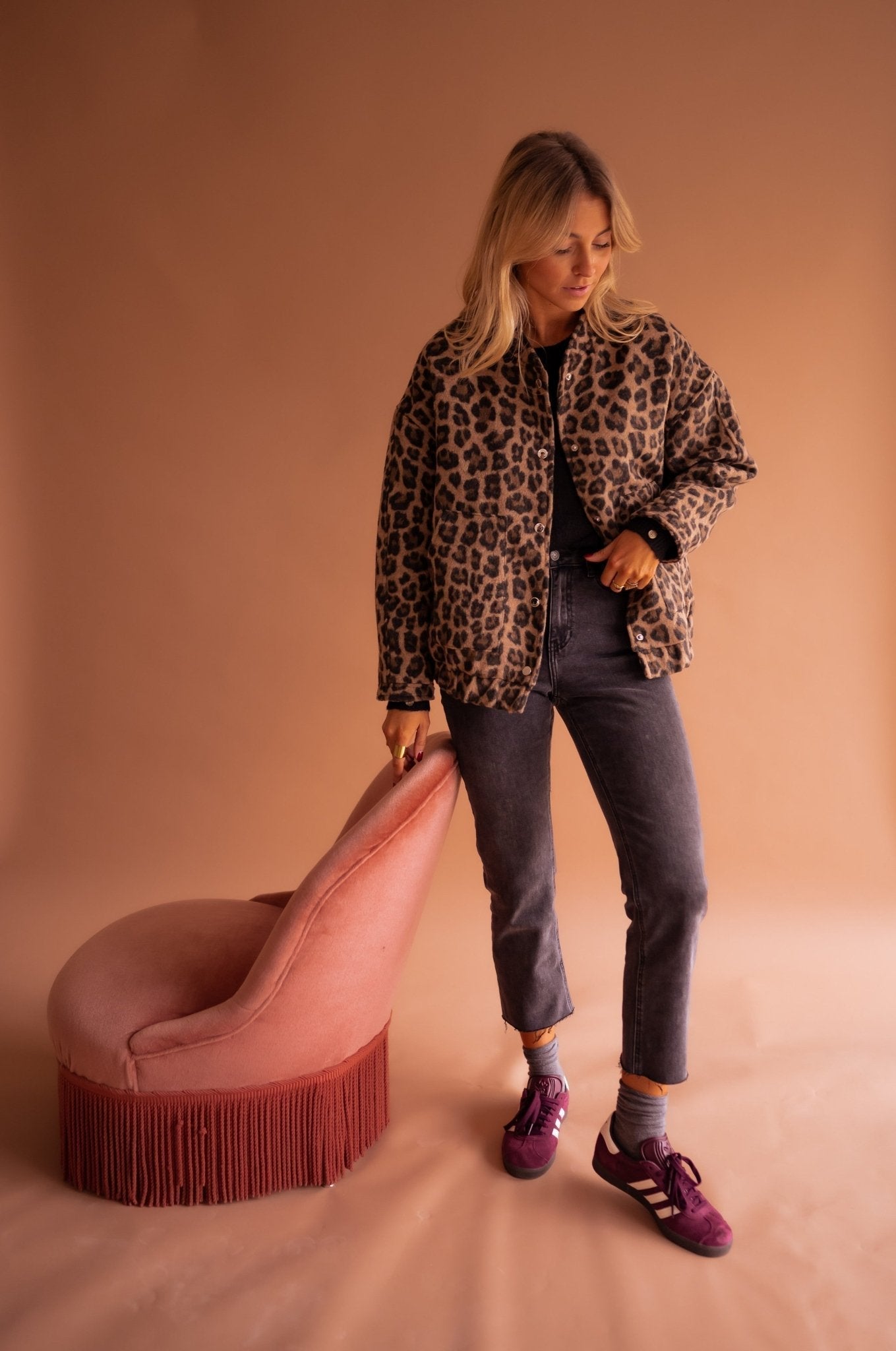 Serena | Luxe Luipaard Mantel