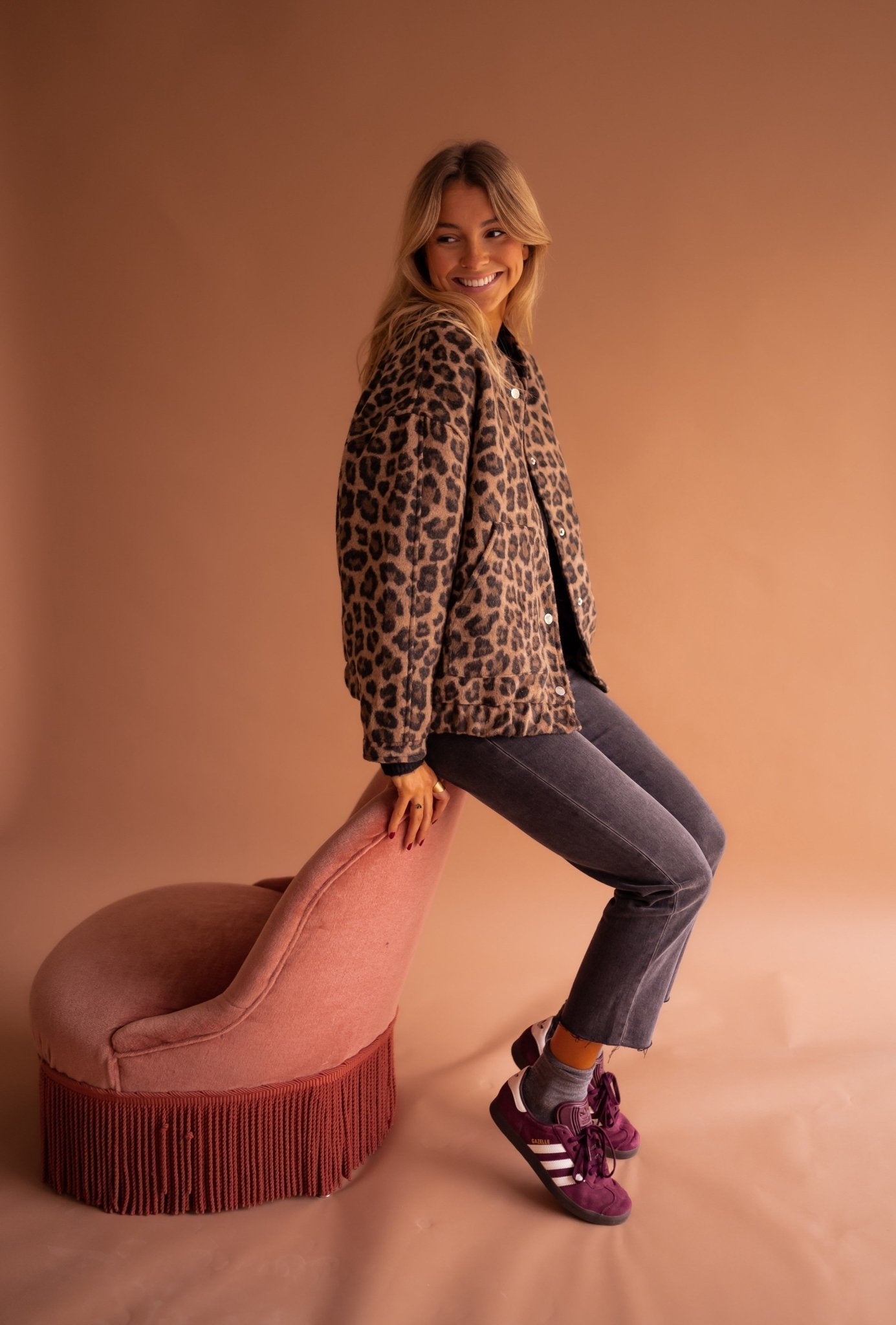 Serena | Luxe Luipaard Mantel