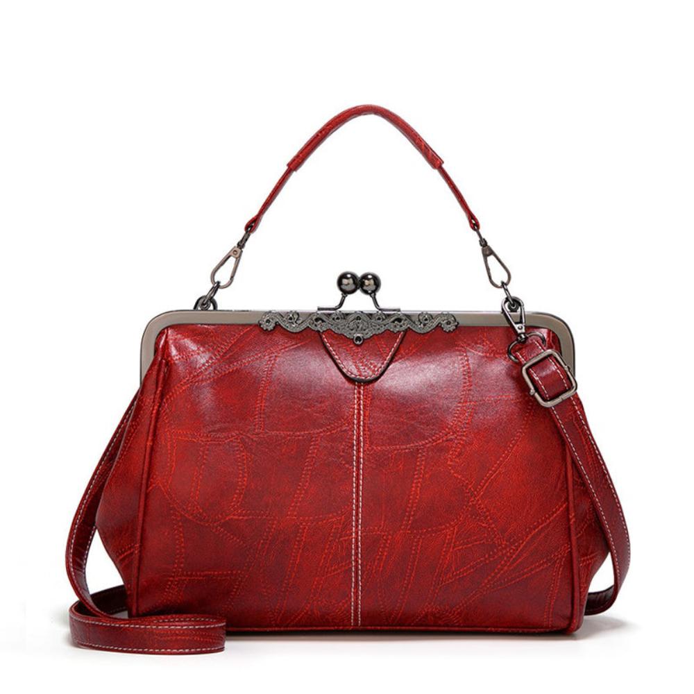 Mila | Vintage handtas met klepsluiting